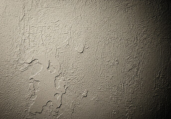 Obraz premium Aged plaster wall texture, subtle paint erosion, matte surface, neutral beige tone, ultra realistic macro photography, minimal imperfection grain, cinematic soft light