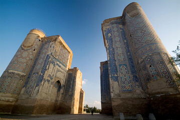 Ruins of Ak-Saray Palace, Historical Landmark in Shahrisabz, Uzbekistan