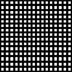 Black grid pattern with white squares creating a woven effect across the entire image plane uniformly