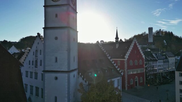 Ravensburg, Deutschland: Aufstieg am Marienplatz