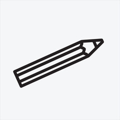 Line art Crapenter tool pencil vector design