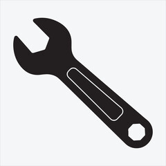 Line art Carpenter tools Range vector design