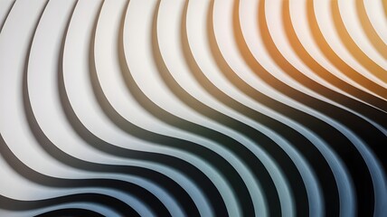 Abstract background with wavy lines and color gradients patterns