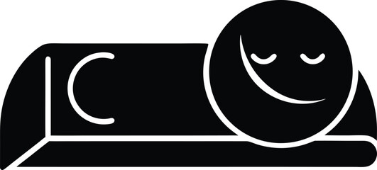 Calm Sleep Vector Icon