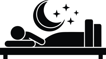 Sleep Relax Vector Icon