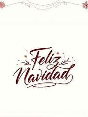Feliz Navidad.Weihnachten auf Spanisch