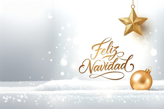 Feliz Navidad.Weihnachten auf Spanisch - Powered by Adobe