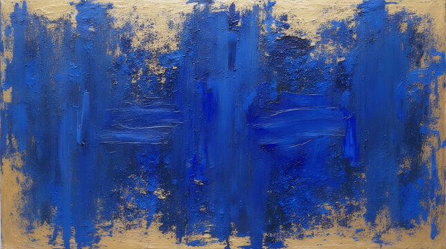 Hand-Painted Background with Visible Brush Marks for Museum Websites, Art Education Materials and Cultural Presentations