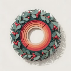 Bunte T&uuml;rkranz-Deko