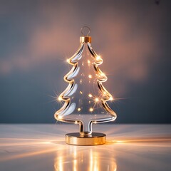 Gl&auml;serner Weihnachtsbaum