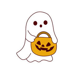 cute halloween ghost stickers