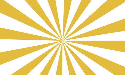 Yellow and White Radial Burst Pattern with Triangular Rays on White Background
