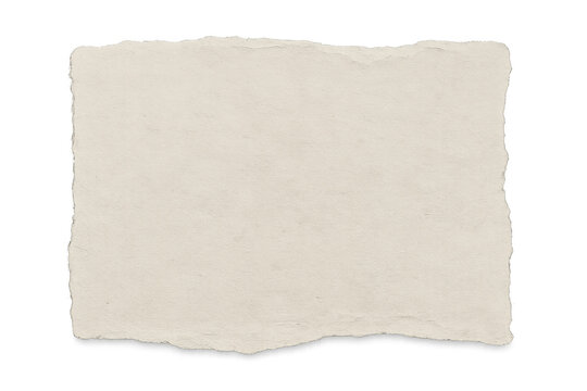 Torn paper texture blank message space with ripped edges on a transparent background for design element