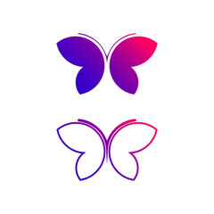 butterfly vector logo