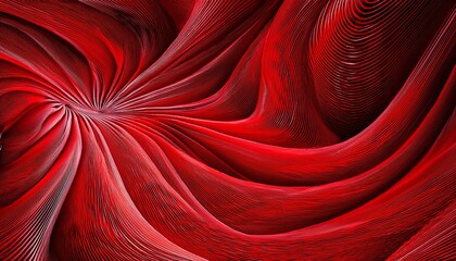 Abstract Hypnotic Bright Red Optical Illusion Seamless Pattern Digital Art Textures Background Bold Design Art