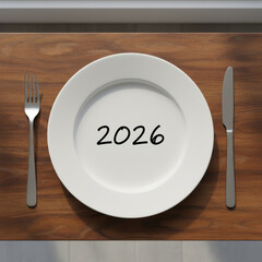 empty plate on a plate