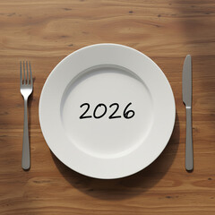 empty plate on a plate