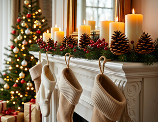 Christmas Mantel Decorations