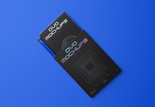 DVD Case PSD Mockups