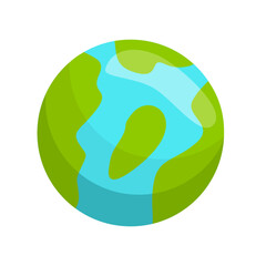 Earth globe icon, earth clip art, planet earth cartoon vector, earth day clip art, global environmental protection symbol