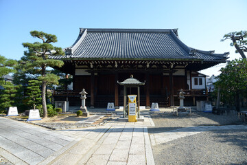 Naklejka premium 西園寺 本堂 京都市上京区寺町通鞍馬口下ル