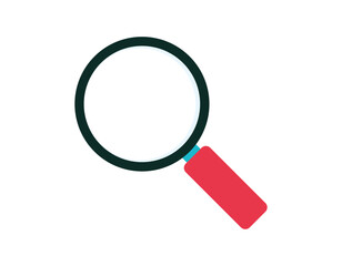 虫眼鏡のベクターイラスト　ルーペのアイコン