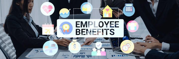 Employee benefits system supports reward structure, career development, and workforce satisfaction...