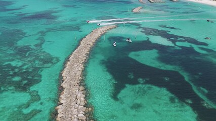 Day View Of Jet ski, Cable Beach. NASSAU, NEW PROVIDENCE, BAHAMAS. MAY 29TH 2025
