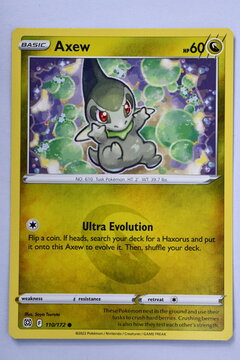 Pok&eacute;mon Trading Card, Sword and Shield, Brilliants Stars, Axew.