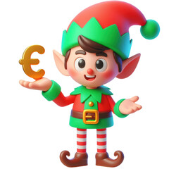 elf with money