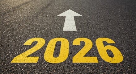 Obraz premium a new beginning and progress 2026