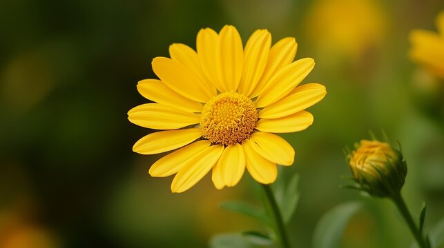 Close-up of a vibrant yellow flower (1)