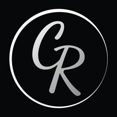 CR Letter Logo Design, Inspiration for a Unique Identity. Modern Elegance and Creative Design. Watermark Your Success with the Striking this Logo.