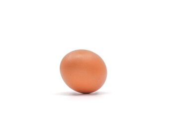 Chicken eggs on a white background have many health benefits such as being rich in quality protein. vitamins and minerals.