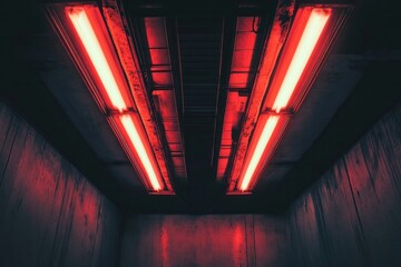 A Ferris wheel at night illuminated with LED lights, viewed from below, clean and professional composition, copy space, natural color, minimalism, stock photography