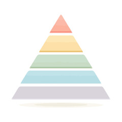 Nutrition Pyramid Representing Healthy Food Groups and Dietary Choices