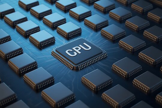 Central Processing Unit Microchips Computer Hardware