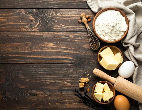 baking ingredients for baking