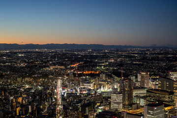 Naklejka premium A very colorful and wonderful night in Yokohama
