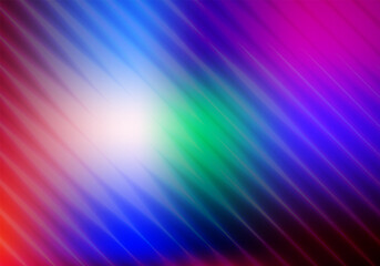 Vibrant abstract rainbow background with colorful lines and bright motion effects