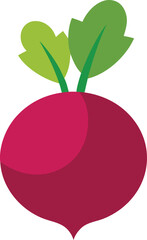 Fresh beetroot salad icon on a clean white background