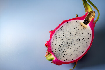 Bright dragon fruit image supporting lessons on food origins, nutrition facts, and environmental stewardship through positive, youth-friendly visual storytelling
