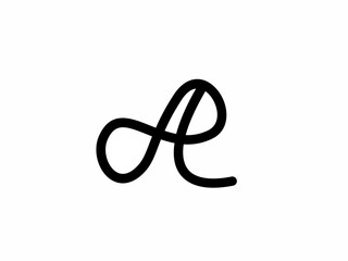 Infinity logo letter a
