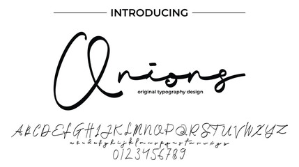 Onions - Elegant Script Font for Smooth Handwritten Design and Creative Typography