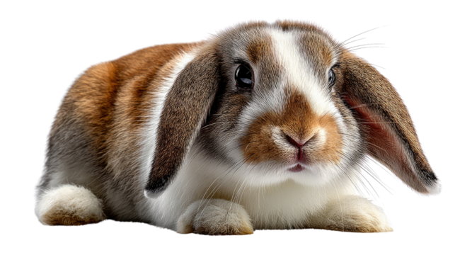 Adorable Bunny Portrait: A captivating close-up of a charming bunny with endearing long ears and a sweet expression, posing elegantly for the camera.