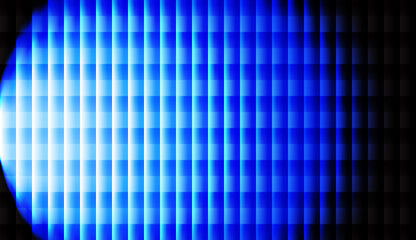 Dark Futuristic Grid Gradient Background with Dynamic Blue Glow and Glass Effect