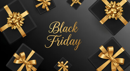 Black Friday sale banner with huge discounts, special offers, and limited time deals