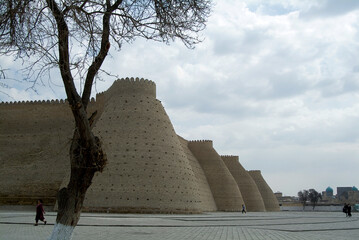 Ancient Fortress Walls of the Ark of Bukhara, Uzbekistan