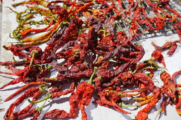 Pepper, line pepper, dried pepper,