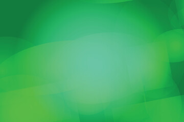 Abstract green swirls and shapes background